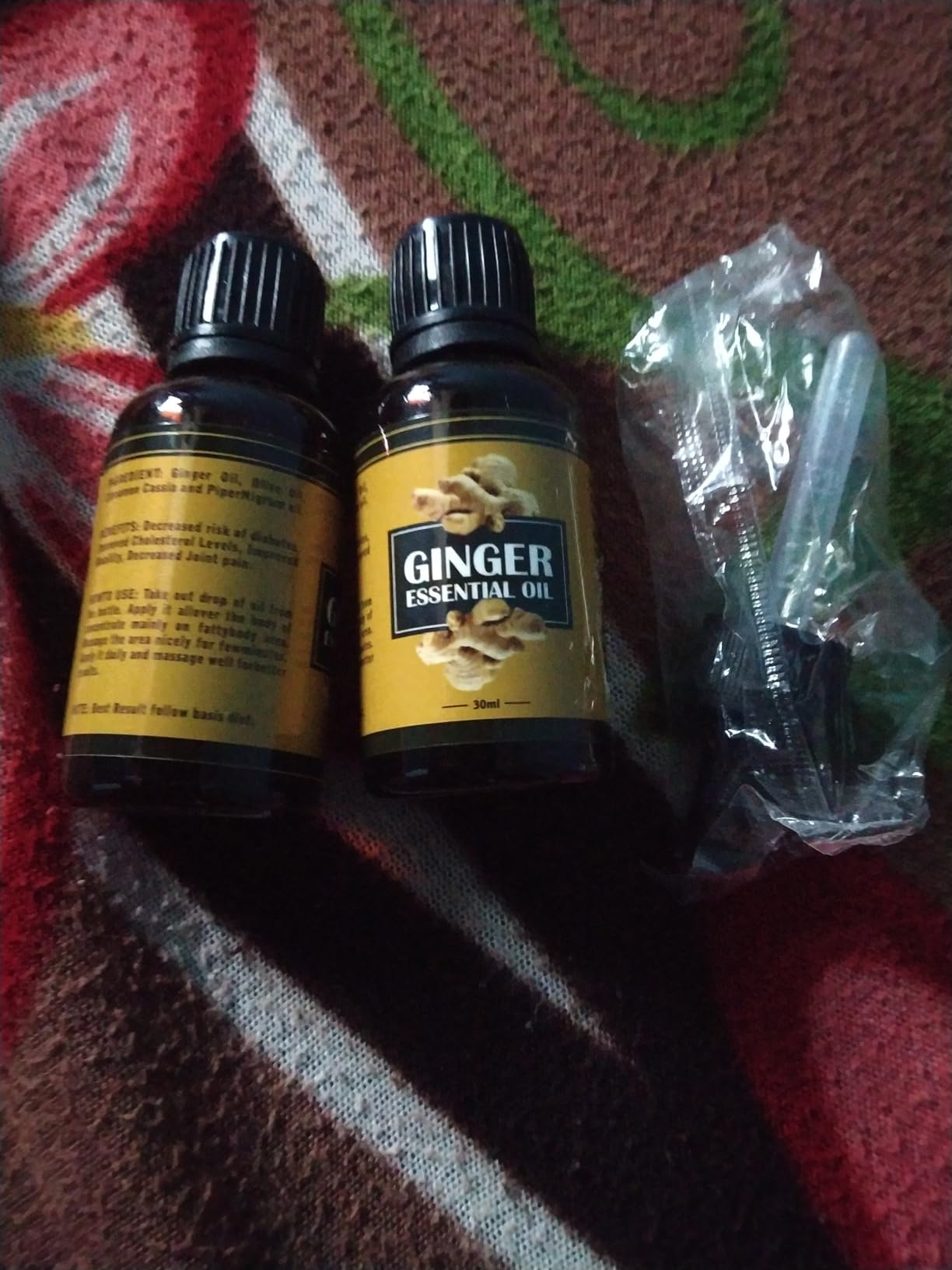 Herbal Ginger Massage Oil, Tummy Ginger Oil, for Belly Drainage oil for