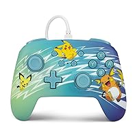 Controller cablato avanzato PowerA per Nintendo Switch - Evoluzione di Pikachu