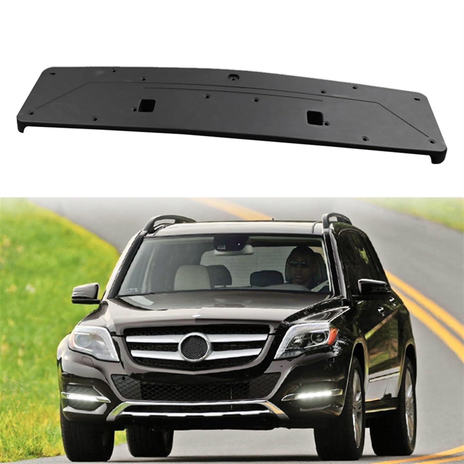 Supporto for staffa targa paraurti anteriore auto