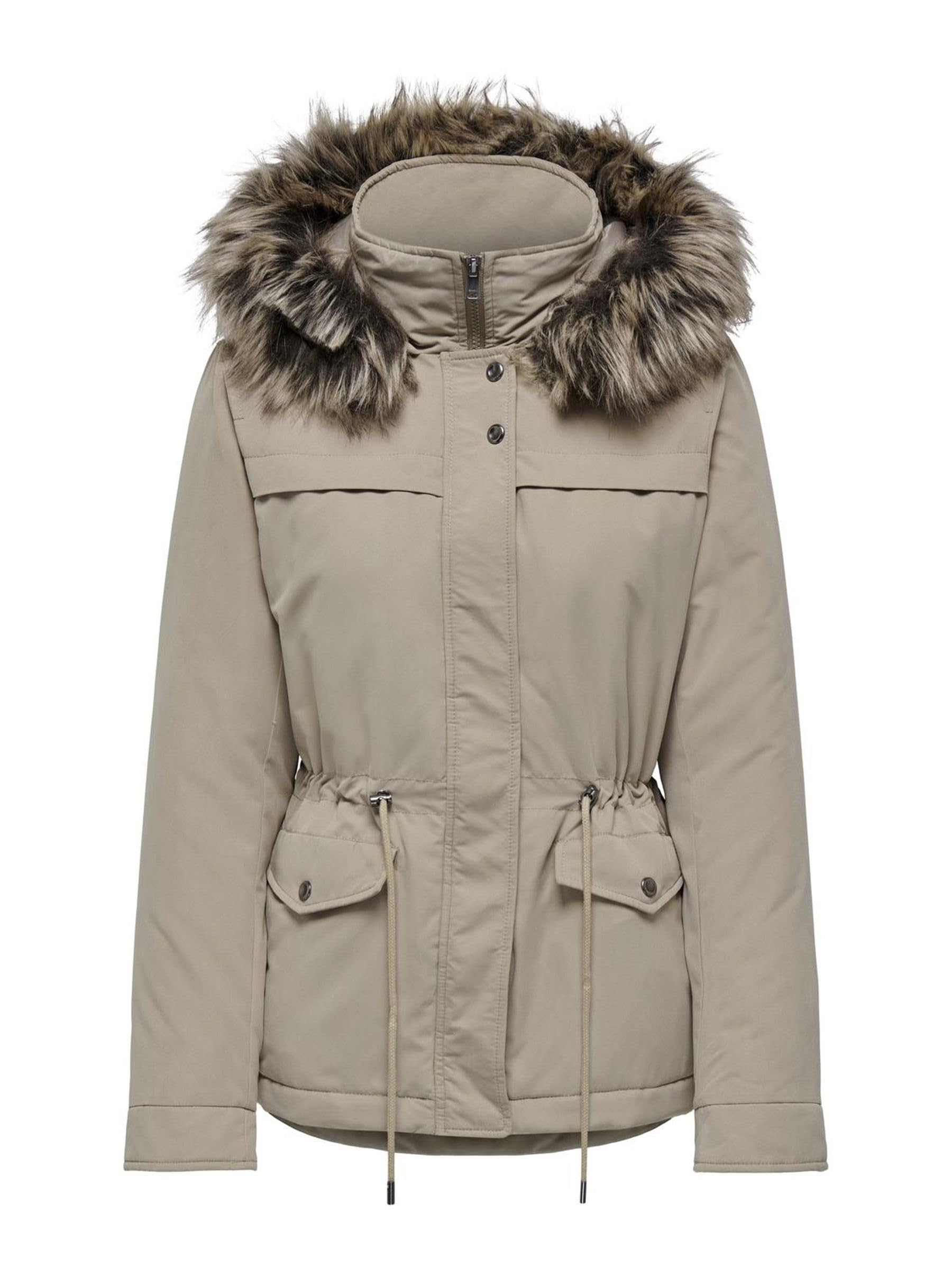 ONLY Female Long Parka ONLNEWSTARLINE Long Parka, Weathered Teak, L
