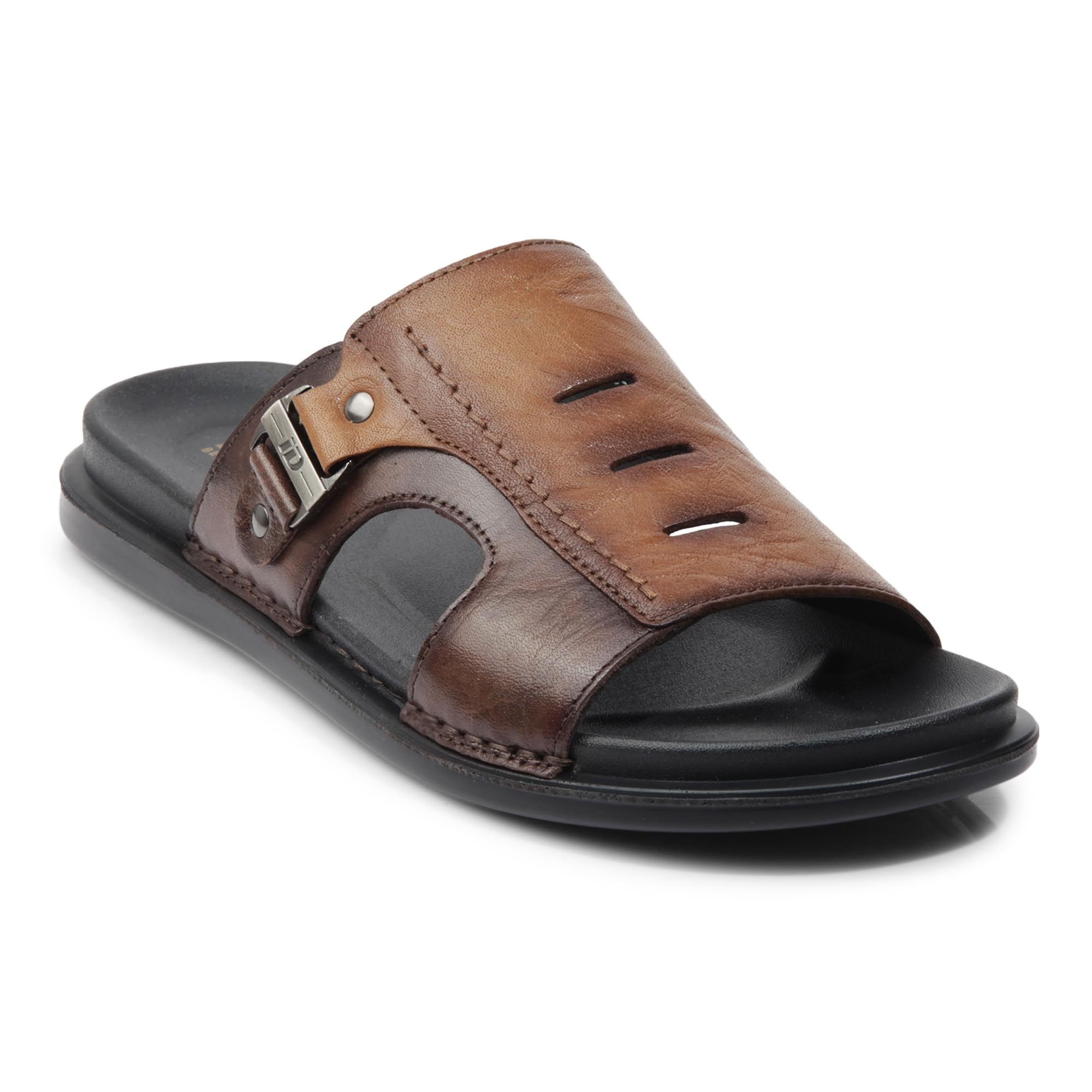 ID Mens Tan and Brown Slip-On Casual Sandal (B0D4XX7WGD) Amazon Price History, Amazon Price Tracker