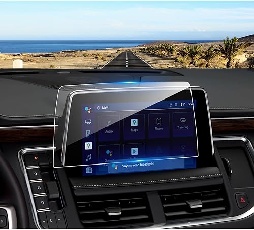 Protector de pantalla Suburban 2021-2024 para Chevy Suburban (LTZ71RSTPremierHigh Country) pantalla táctil de 10.2 pulgadas, vidrio templado 9H