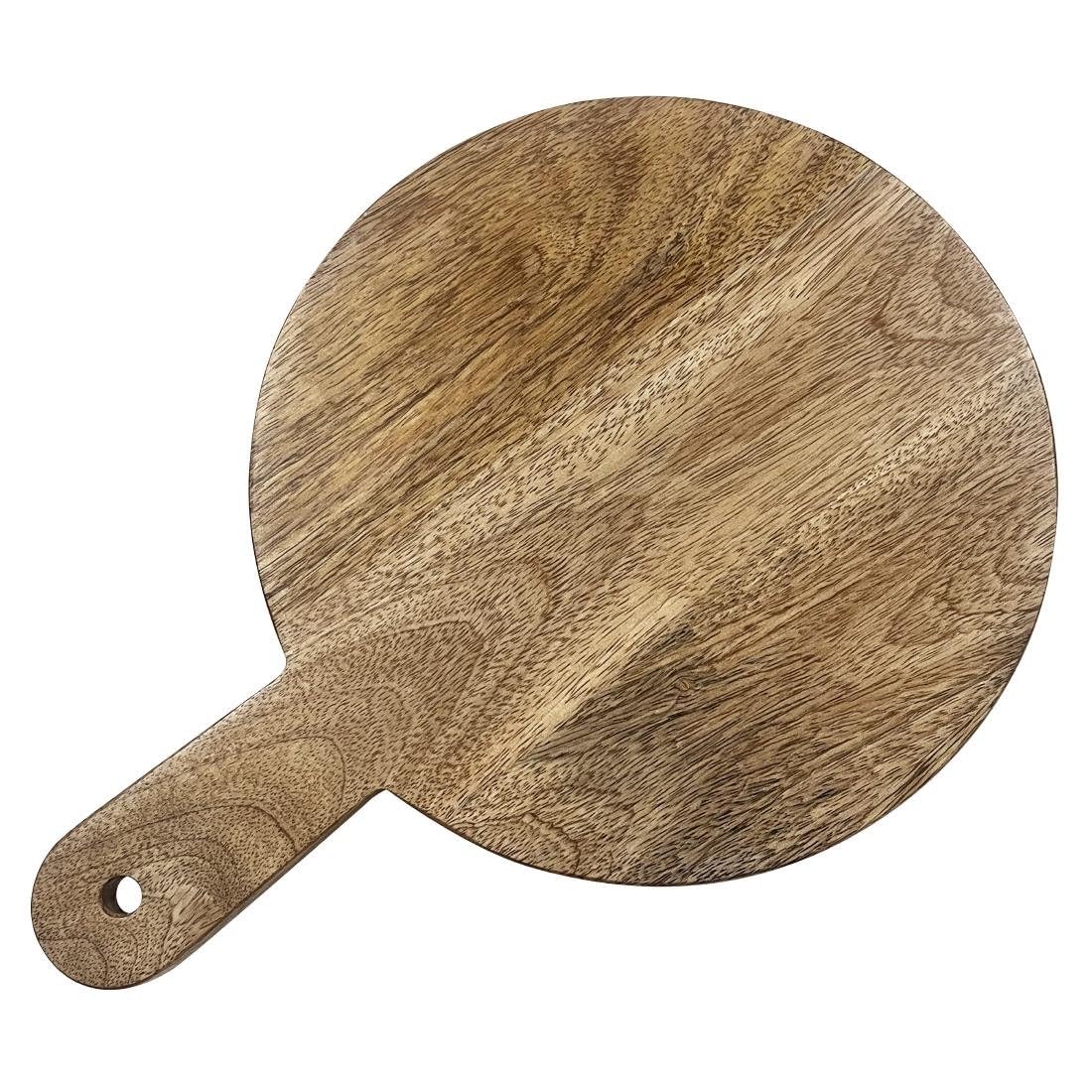 Olympia Round Handled Display Stand Mango Wood with Metal Legs 350x250x80 mm Product Description