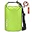 HEETA Waterproof Dry Bag for Women Men (Upgraded Version), Roll Top Lightweight Dry Storage Bag Backpack with Emergency Whistle for Travel, Boating, Kayaking, Camping, Beach (Lemon Green, 20L)