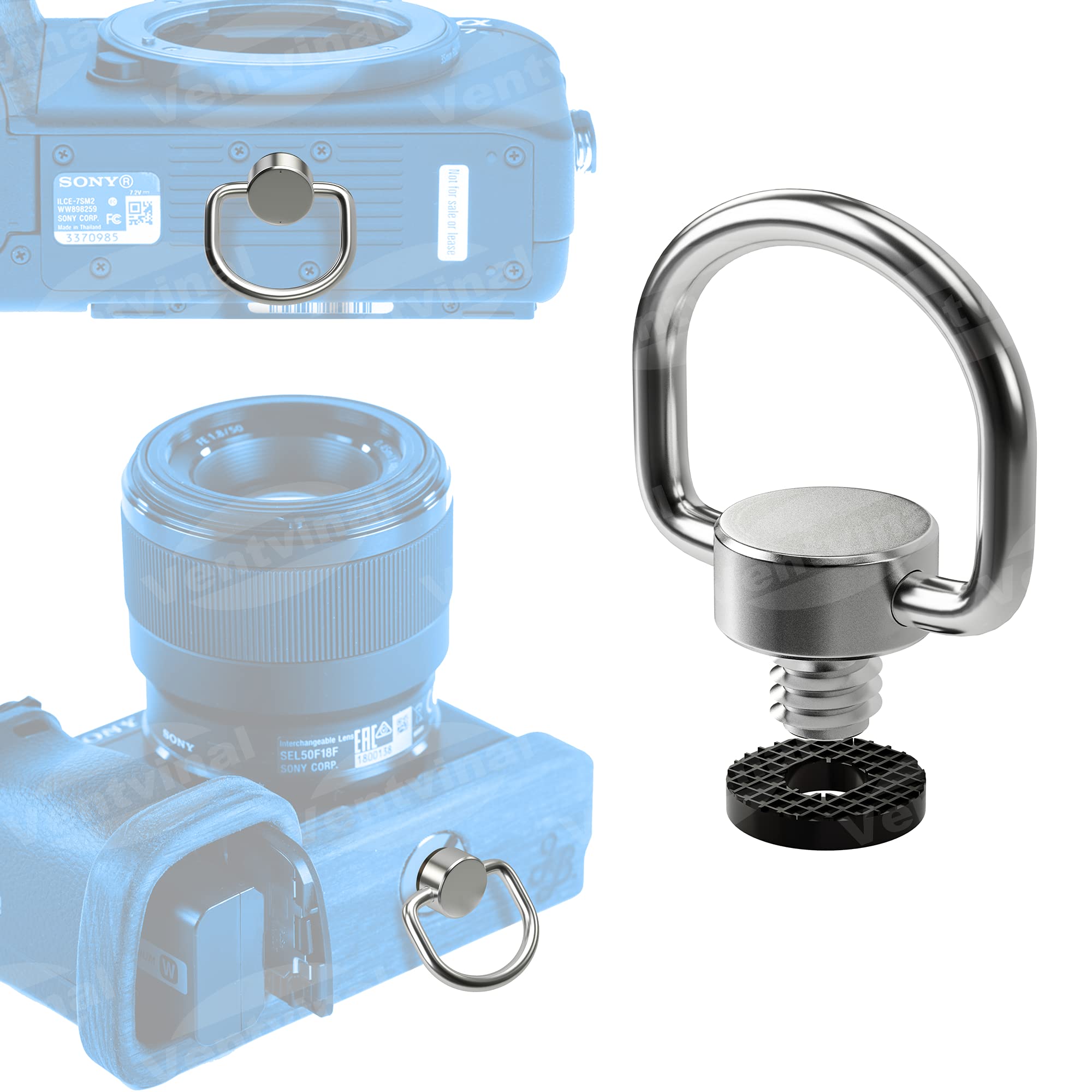 Ventvinal 16pcs Camera Screw Adapter, 1/4 to 3/8 Adapter Male Female