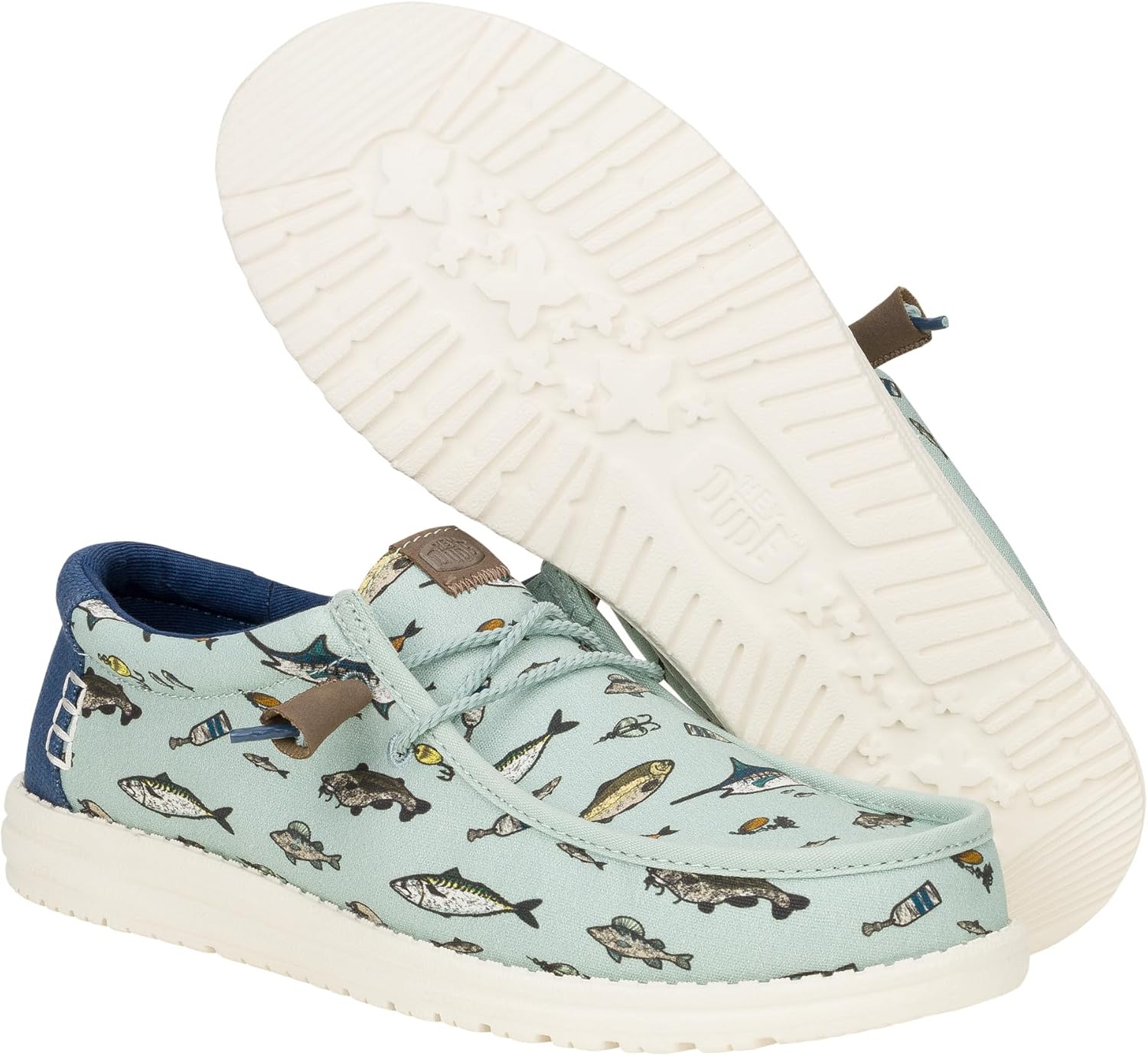 HEYDUDE Wally Marlin, Men’s Shoes, Men's Slip-on Loafers, Comfortable & Light-Weight - Image 3