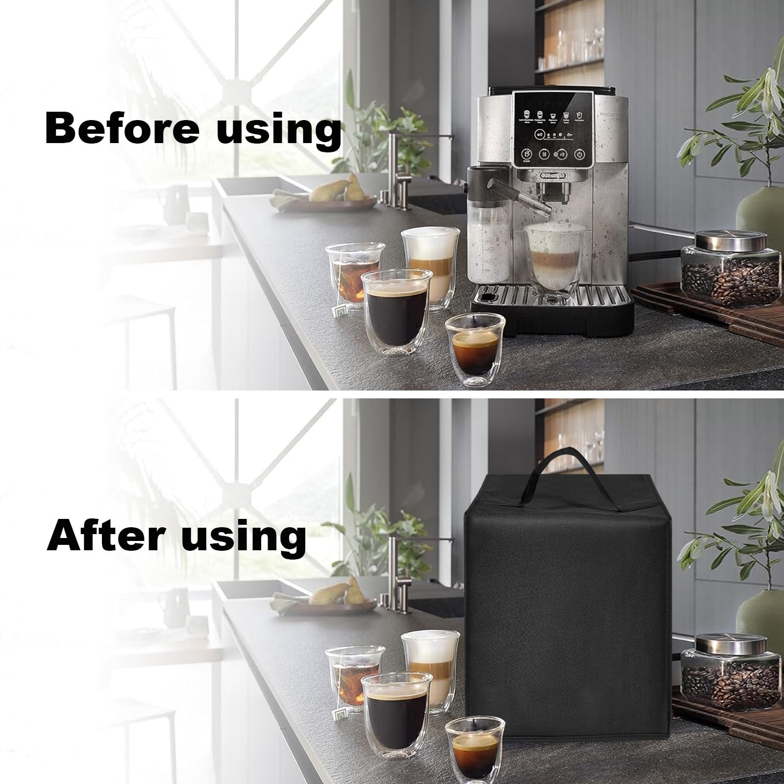 De'Longhi Espresso Machine Cover - Protect Your Coffee Maker -4