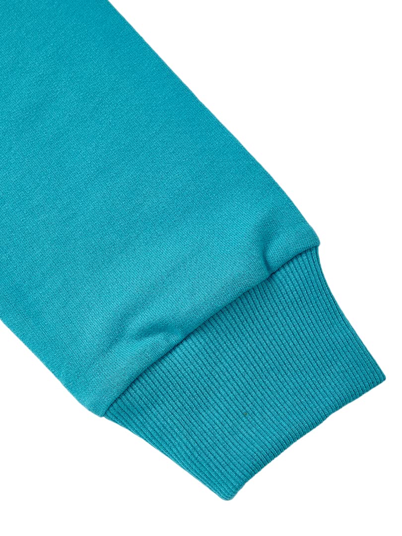 9 Years Girls Sweatshirt By Cub McPaws | Cotton Round Neck Full Sleeves Kids Pullover Sweatshirt for Girls| Aqua Girls Winter Wear with Graphic Print | 9-10 Years 2