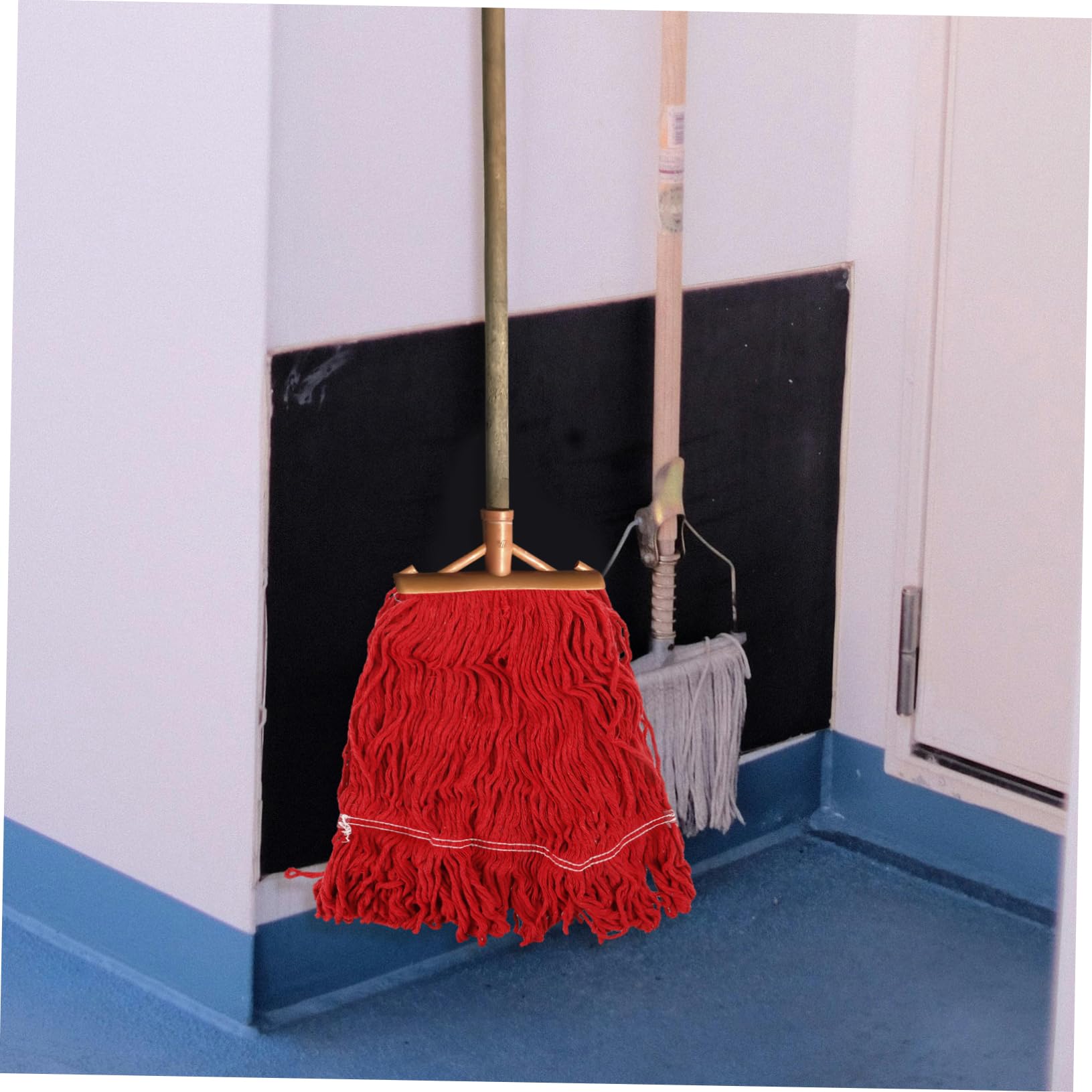 TOGEVAL Replacement Mop Head Mop Heads Replacements for Mop Easy Install Industrial Cleaning Mop Head 1 Pack