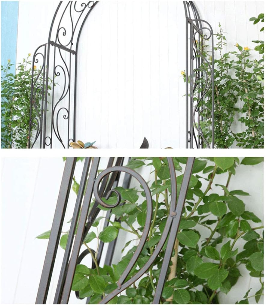 Arbors Retro Iron Garden Arch Wedding Garden Hotel Flower Stand Terrace Climbing Plant Outdoor Decoration