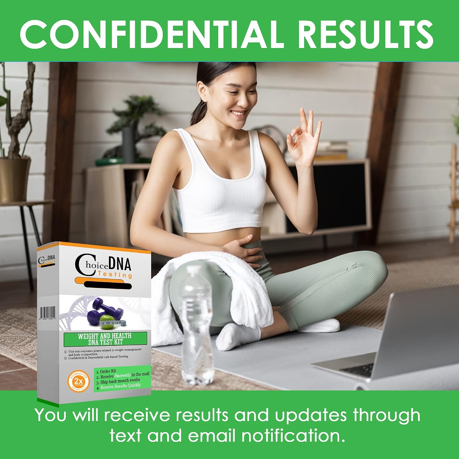 Healthy Weight DNA Test Kit + Report | All Lab Fees Included | Confidential & Dependable Lab Based Testing Results Within 6 Weeks