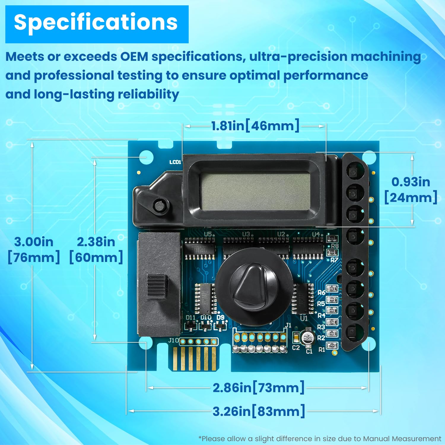 E-cowlboy Ersatz Hauptleiterplatte Für Hayward GLX-PCB-TROL-RJ - Aqua Trol Chlorinator