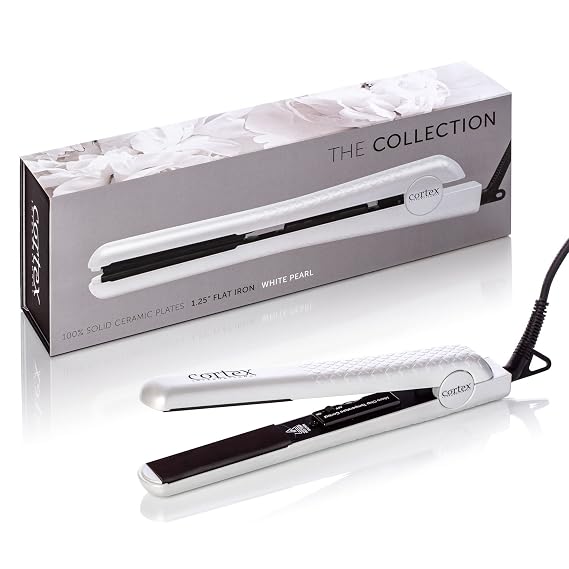 Cortex International Plancha plana de la serie negra, placas de cerámica de  turmalina con piedras preciosas, plancha de pelo profesional, doble  voltaje, 1.25 pulgadas (Crimson) : Belleza y Cuidado Personal - Amazon.com
