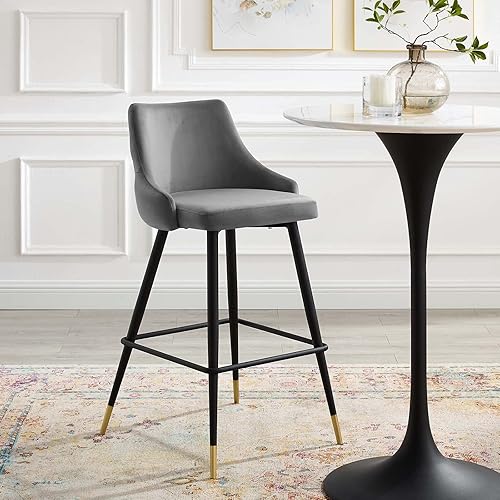 Miniatura 36 de Modway Taburete de terciopelo Adorn Performance marino,Gris,Rosado,Gris,claro,Blanco,https://www.amazon.com/dp/undefined