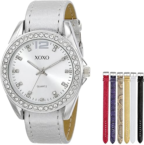 XOXO Women's XO9062 Analog Display Analog Quartz Grey Watch