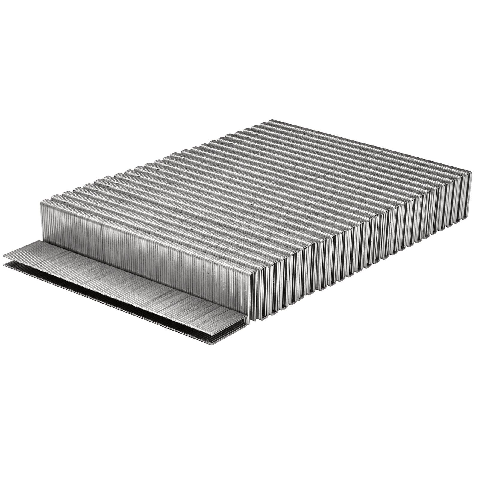Draper 13133 Type-90 Staples, 25mm, Pack of 5000-13133 - Galvanised Steel Narrow Crown, Heavy Duty