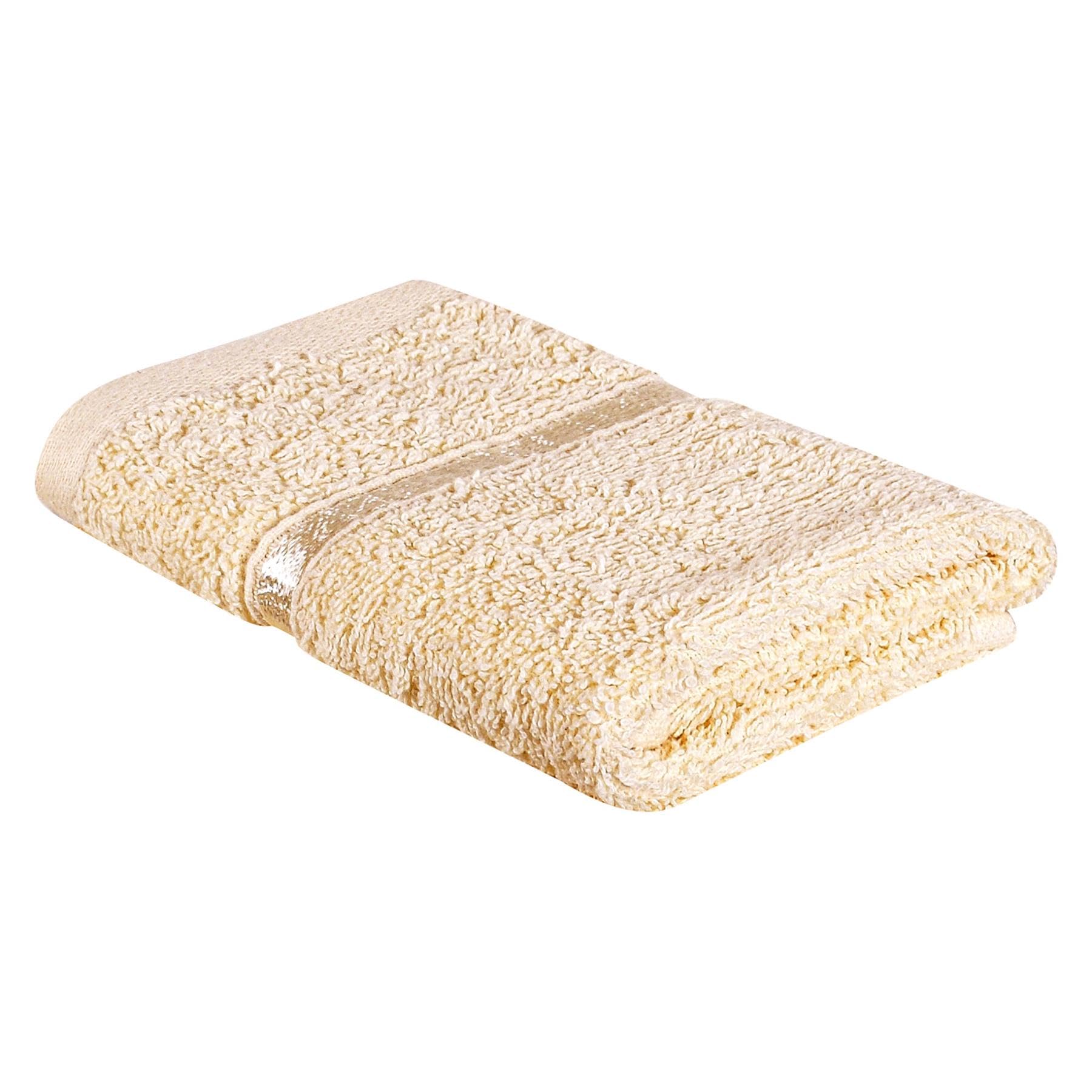 A2Z Cotton Face Towel Soft Absorbent Bathroom Spa Gym Cream 30 x 30 cm