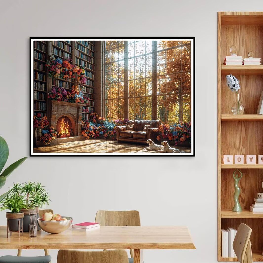 Puzzle 5000 Pieces Bibliothèque, Puzzle Classiques, 157 x 106 cm -4571
