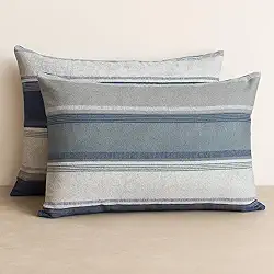 Kit 4 Fronhas Avulsas de Malha Estampada 100% Algodão COZZILAR - Conforto, Maciez e Elegância para Seu Quarto (Modelo 12)