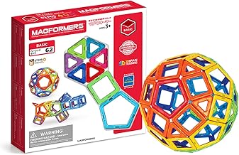 ボーネルンド ( BorneLund ) マグ・フォーマー ( MAGFORMERS ) ベーシックセット [ 62ピース ] 3歳頃から 知育玩具 磁石 マグネット ブロック MF701007J