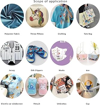 Amazon | アイロンプリントシート 5枚アイロン転写シート 約A4サイズ25