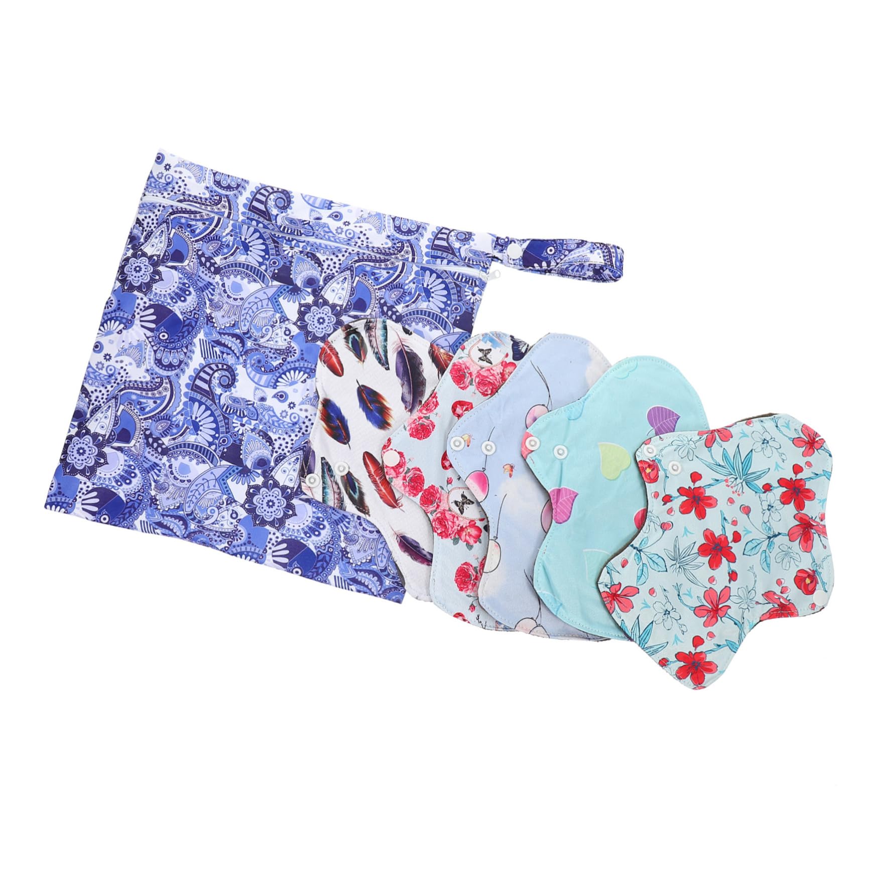 MAGICLULU 3juegos Compresas Menstruales Reutilizables De Lavables Paquete Para Absorbentes y Cómodas Para y Actividades
