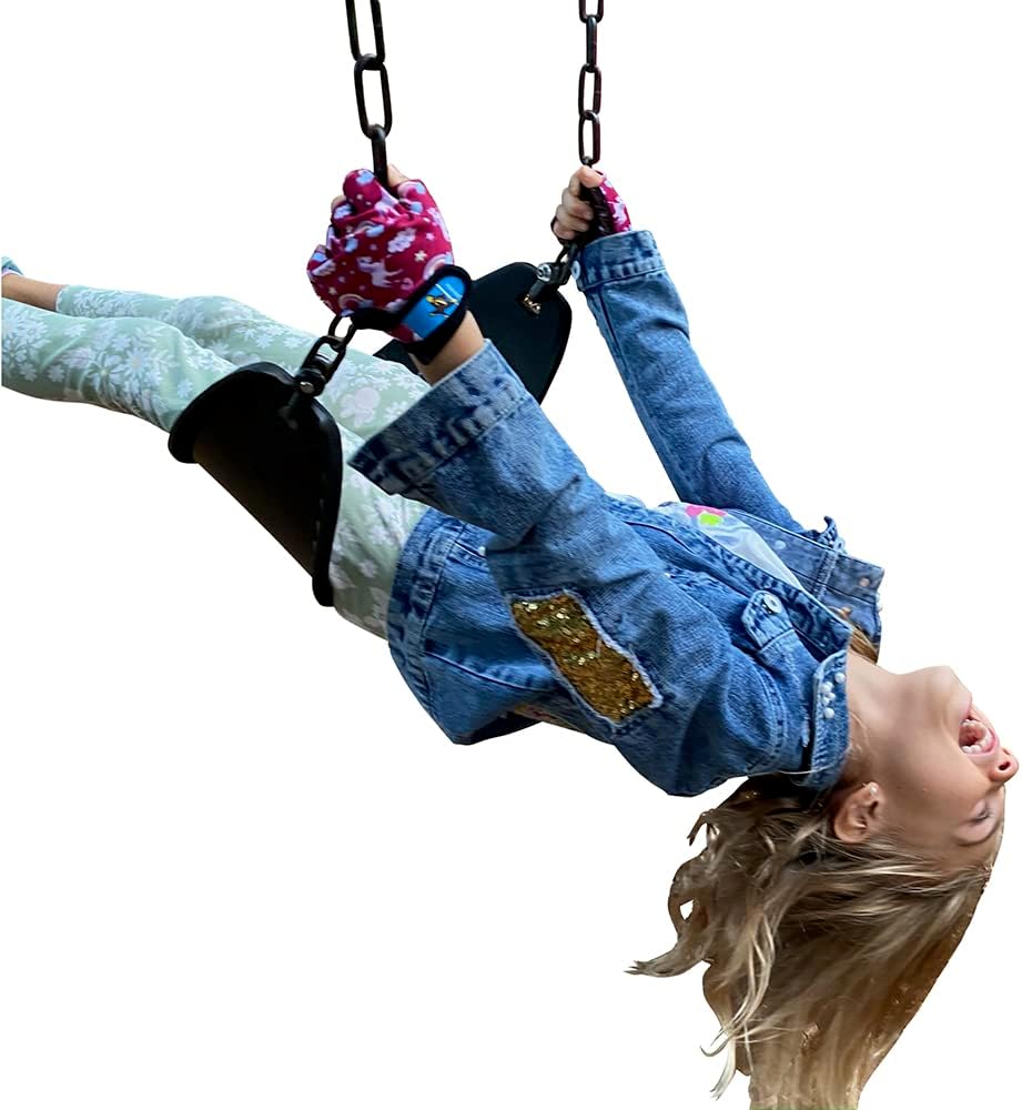HANG Monkey Bar Gloves With Grip Control for 5-6 Year Old Children - Kids Gymnastic and Bike Gloves for Girls