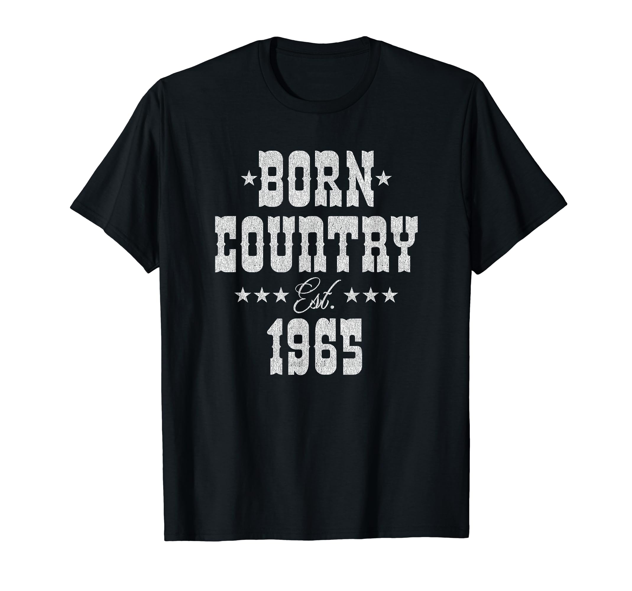 BORN58 Year Old: Country Music Lover 1965 58th Birthday T-Shirt