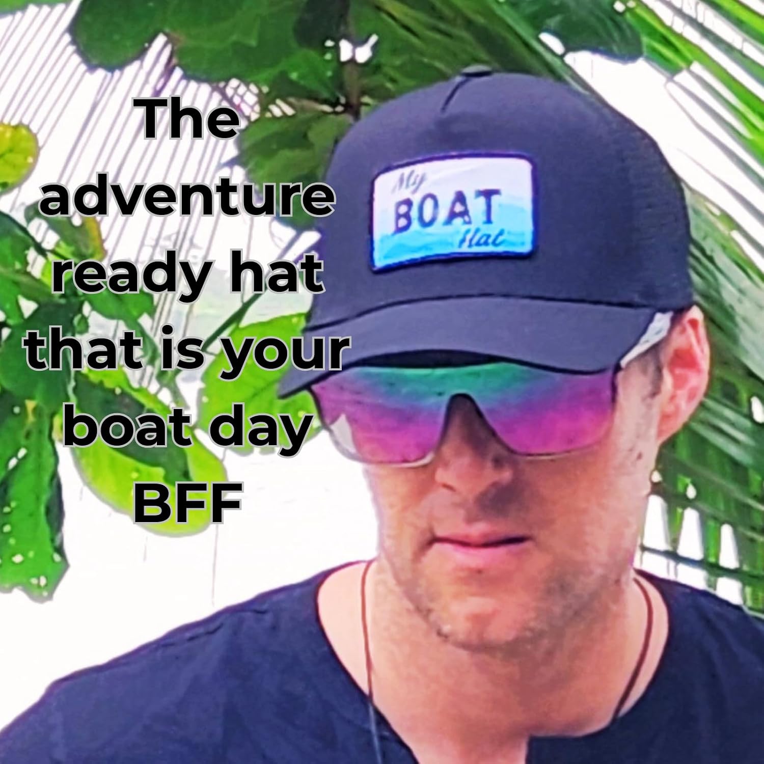 My Boat Hat - Modern Boat Captain Trucker Hat for River, Lake, & Ocean Boaters | Perfect Boating Accessory for Men or Women