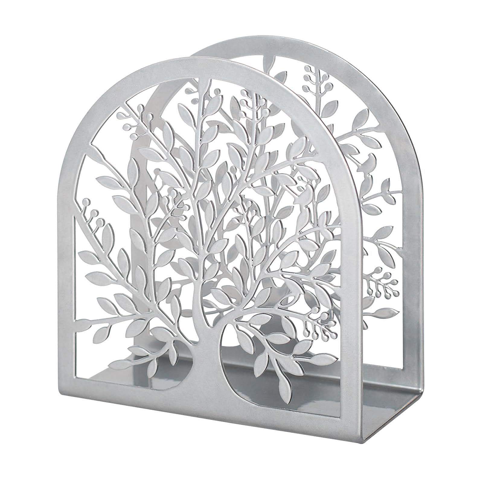 Freestanding Tissue Dispenser Rack Metal Napkin Holder for Kitchen Dining Table Organization Vertical Paper Towel Stand Napkin Rack for Dining