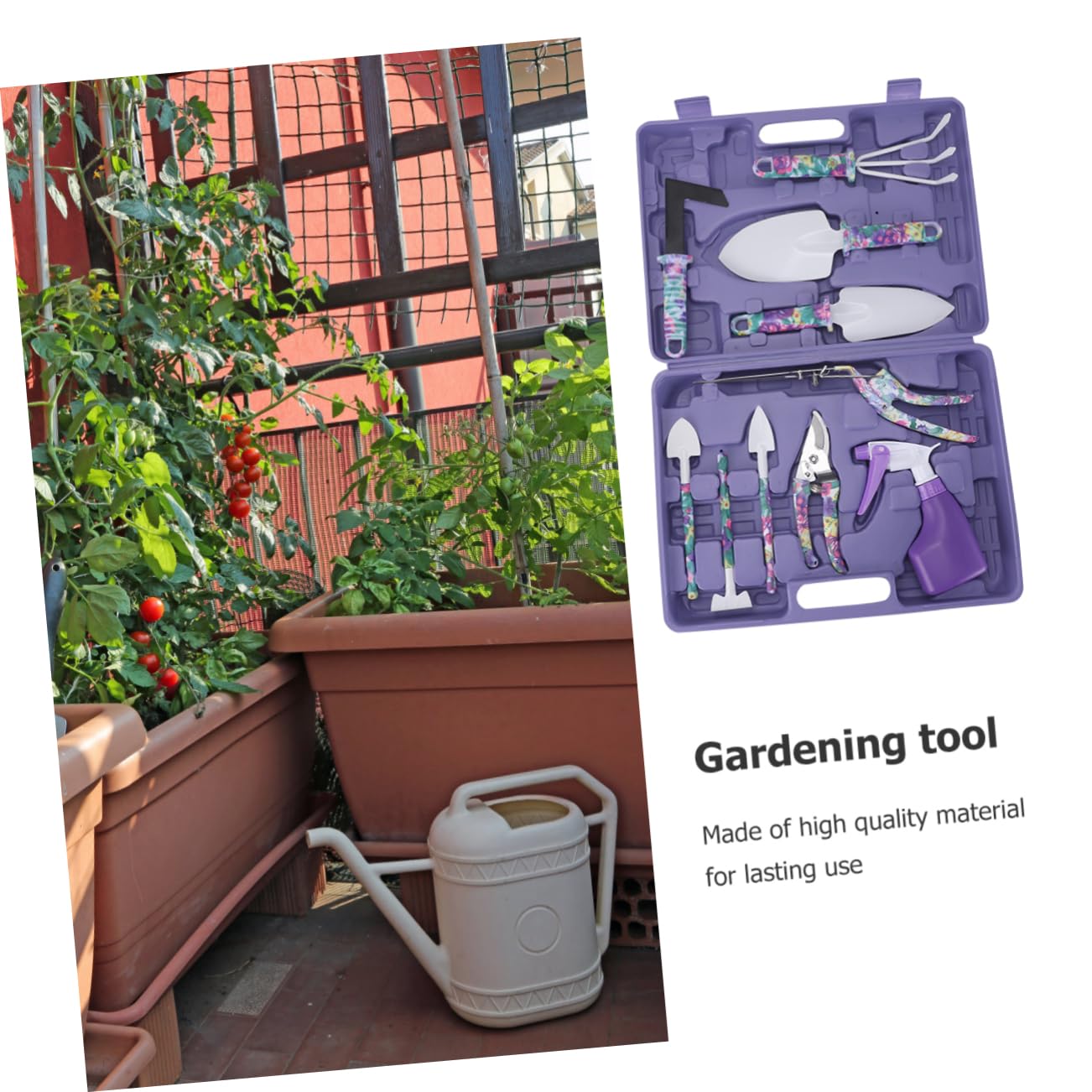 Toddmomy 10pièces Kit Outils De Jardinage à Main avec Pelle Truelle Râteau Et Cisailles pour Ameublir Le Sol Et Cultiver Légumes Et Fleurs
