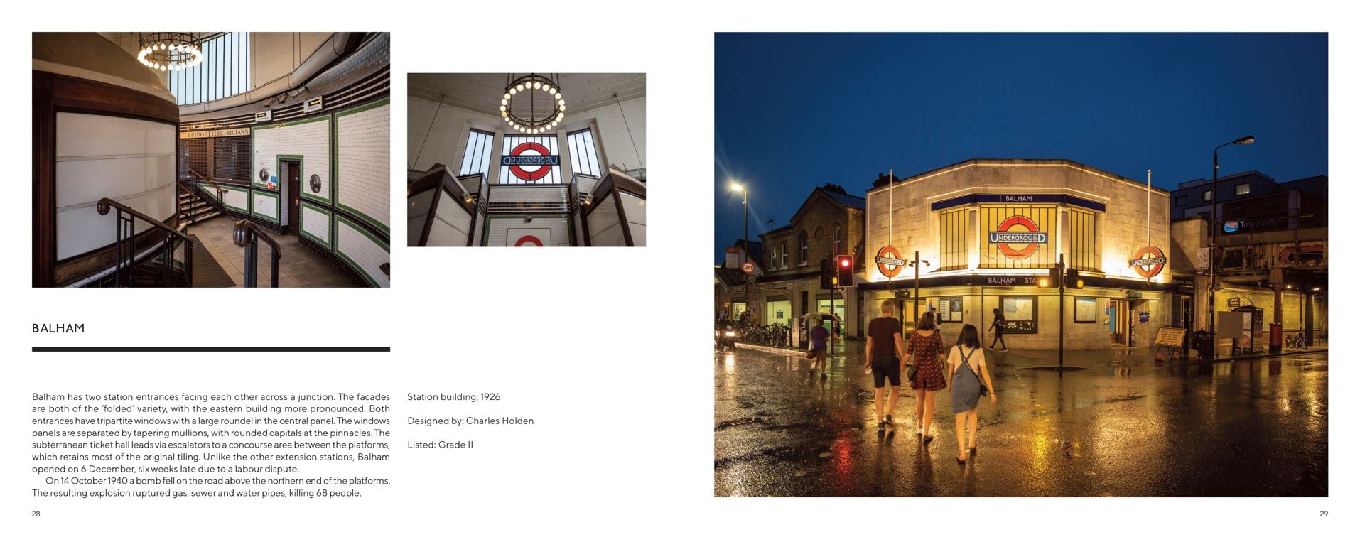 London Tube Stations 1924-1961 /anglais