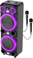 Caixa de Som Torre Pulse SP518 Double 10 TWS Bluetooth 2000W - 2 Mic