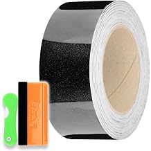 EZAUTOWRAP Free Tool Kit 3M 1080 2080 Gloss Black Vinyl Wrap Kit for Black Out Chrome Delete Window Trim Door Trim 2" x75Ft