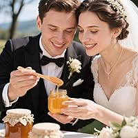 Vista 4 de HANSGO - Cucharas pequeñas de madera, 6 unidades, cucharas de madera para comer miel, café, té, mermelada, sales de baño, 15 centímetros