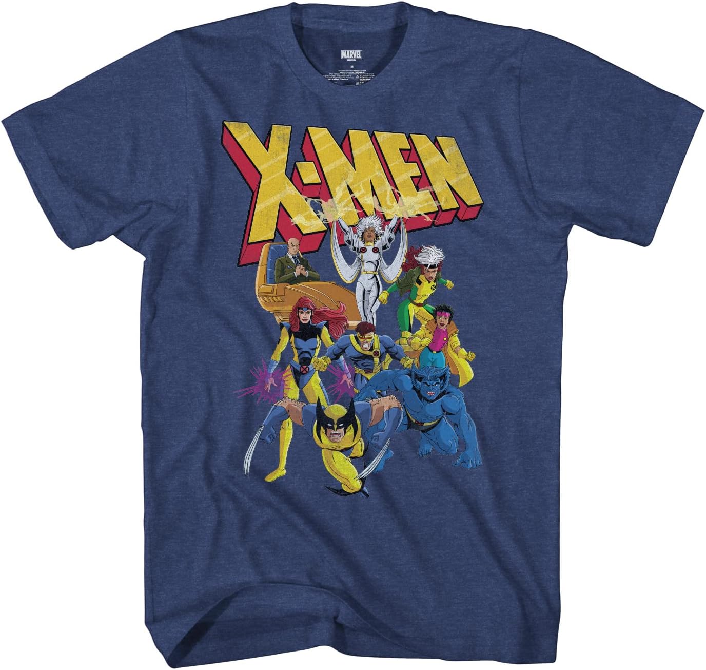 90s X-MEN MARVEL Tシャツ　XL Marvel Camiseta X-Men 90s Team Wolverine Storm Jean Grey Beast