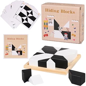Brain Puzzle Game Hidden Wooden Block Puzzle with 80 Challenges