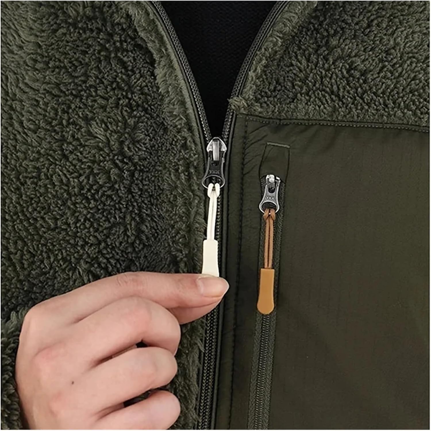 Zipper Pull 100pcs Durable Orange Zipper Pulls - PVC Replacement Tabs for Backpacks, Luggage Jackets for Jackets, Luggage
