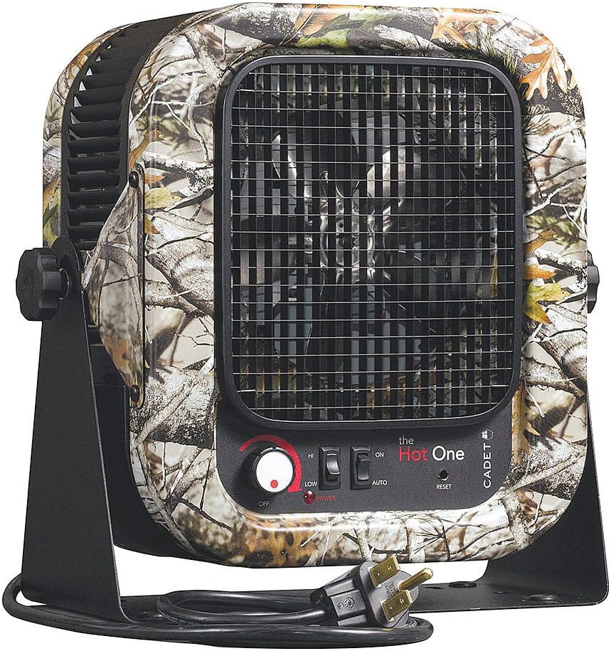 Cadet RCP502SCM Electric Portable Garage Camo Heater, 5000W