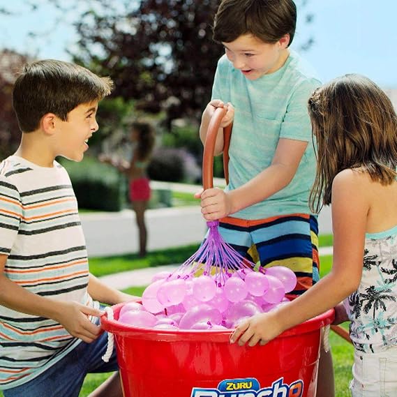 ZURU Bunch O Balloons, 420 Water Balloons, Fill & Tie 100 in 60 Seconds,