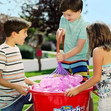 ZURU Bunch O Balloons, 420 Water Balloons, Fill & Tie 100 in 60 Seconds,