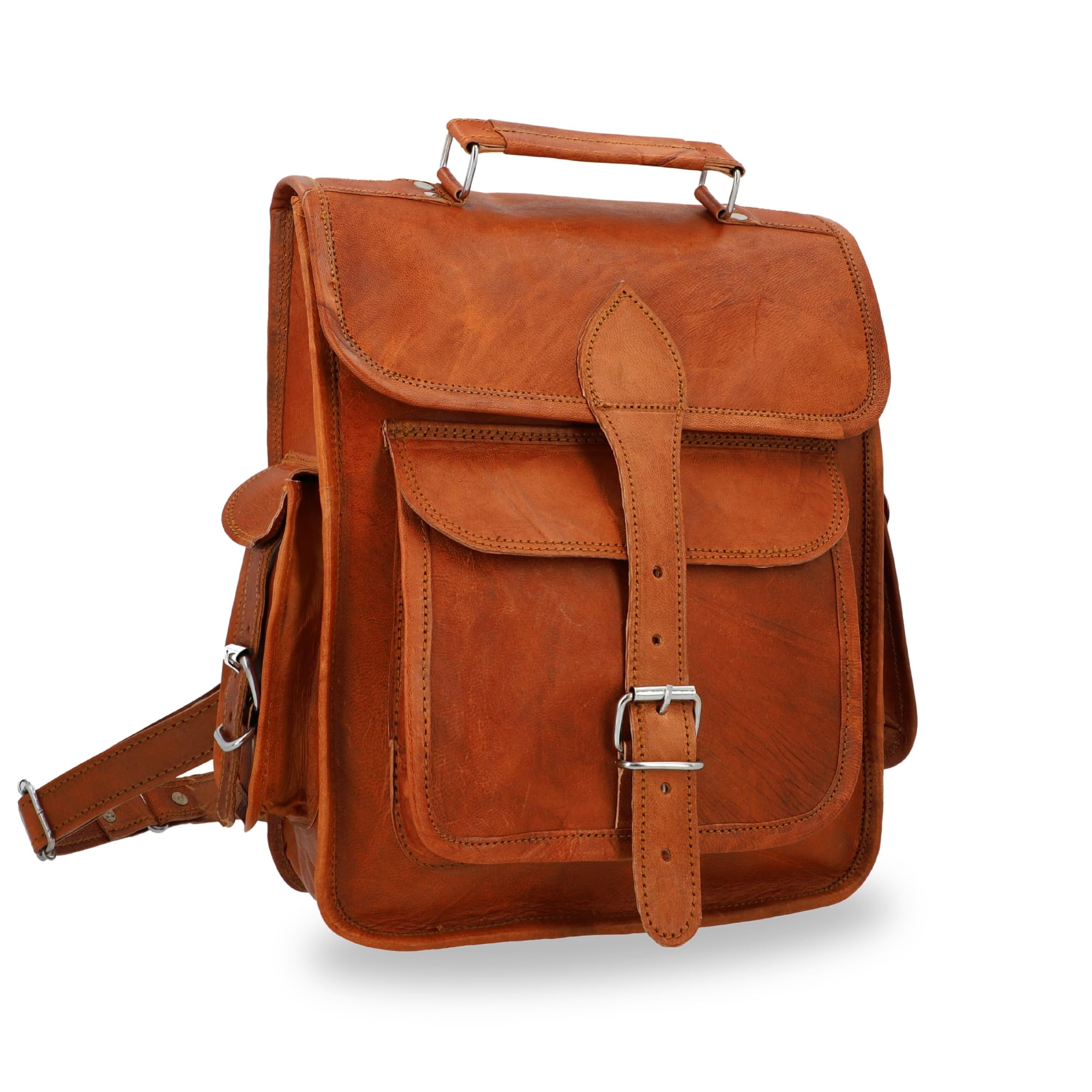 Gusti Lederrucksack Eleanor | Handgefertigter Lederrucksack