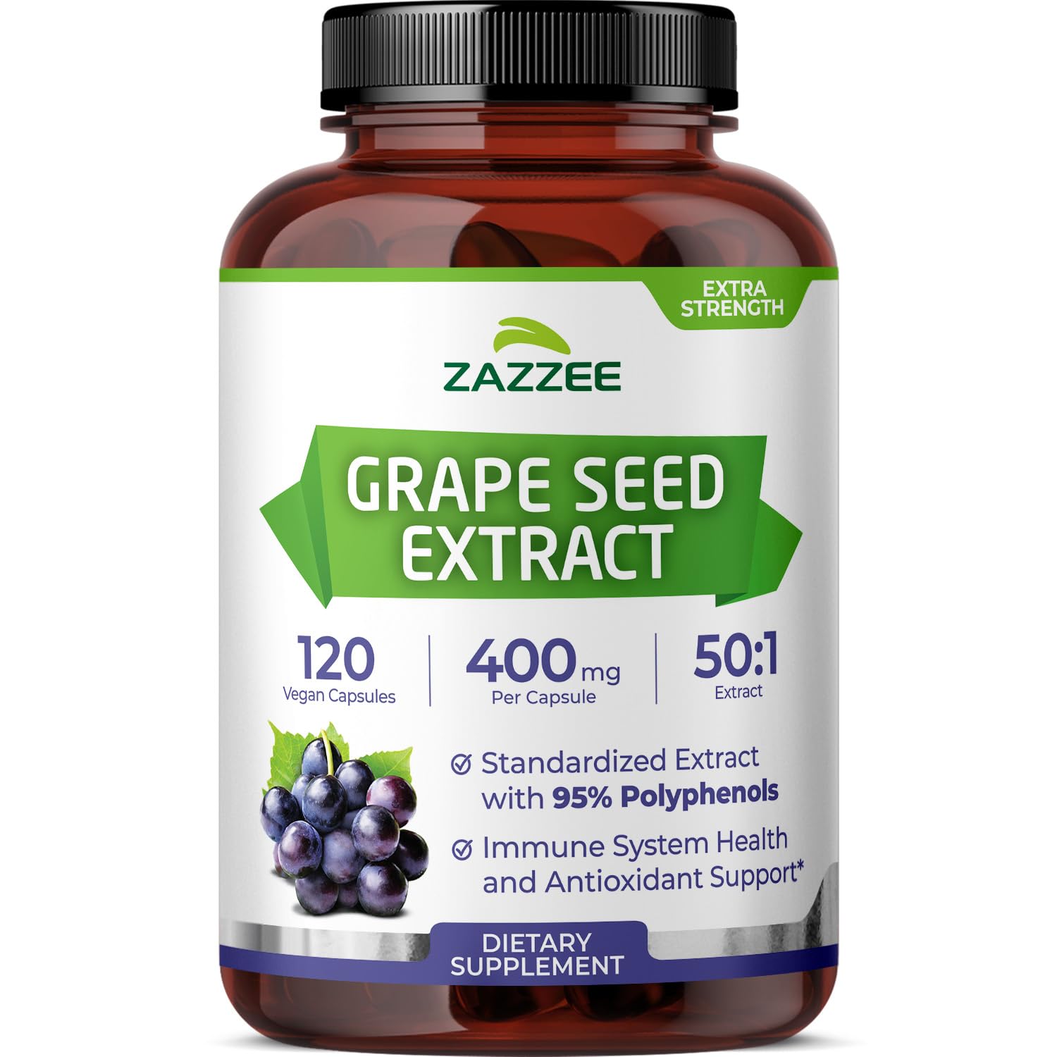 Grape SEED 1〜26 / 12〜26 Amazon.com: Zazzee High Strength Grape Seed 50:1 Extract, 120