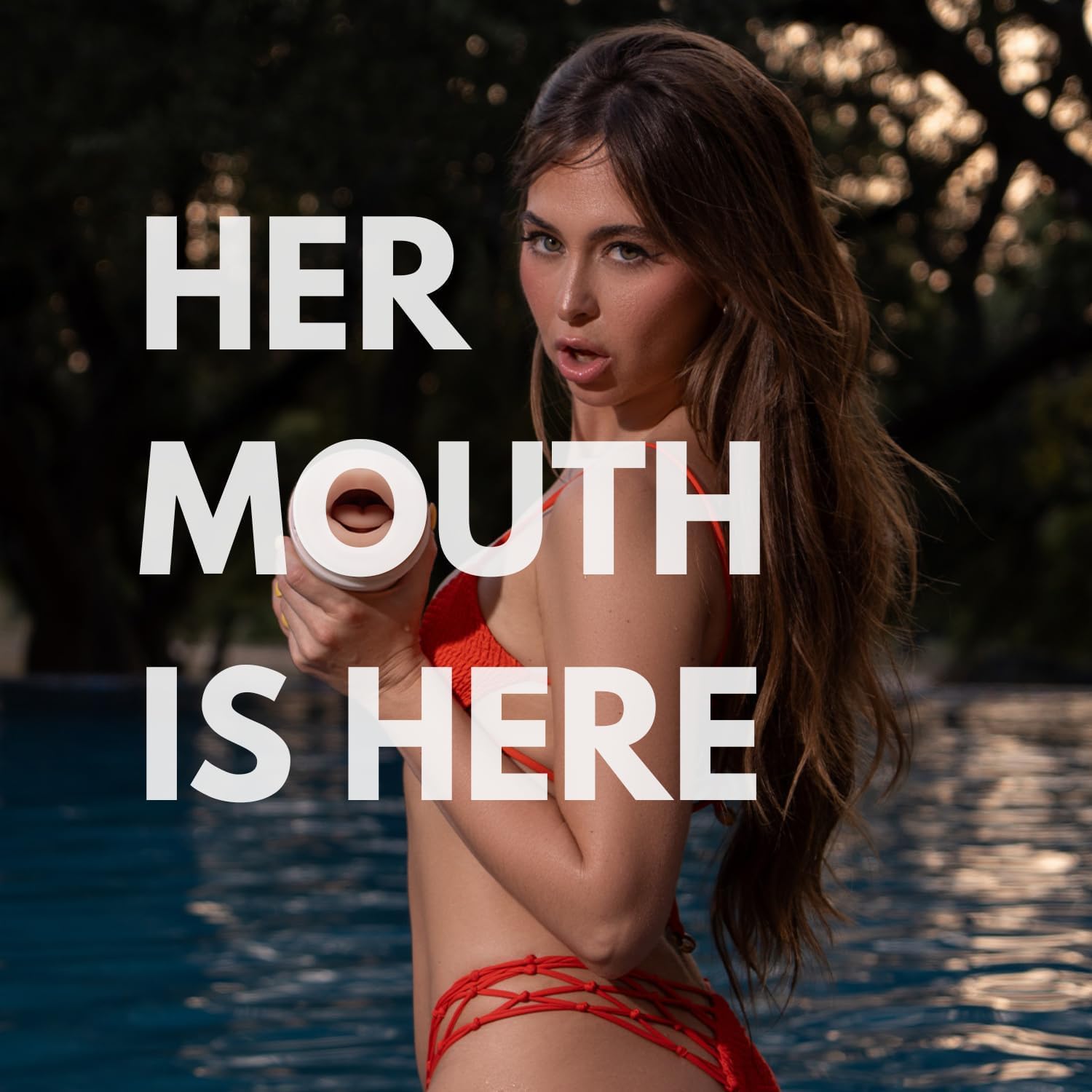 Fleshlight Riley Reid Insomnia (Mouth) - Masturbatore SuperSkin, giocattolo del sesso estremamente realistico