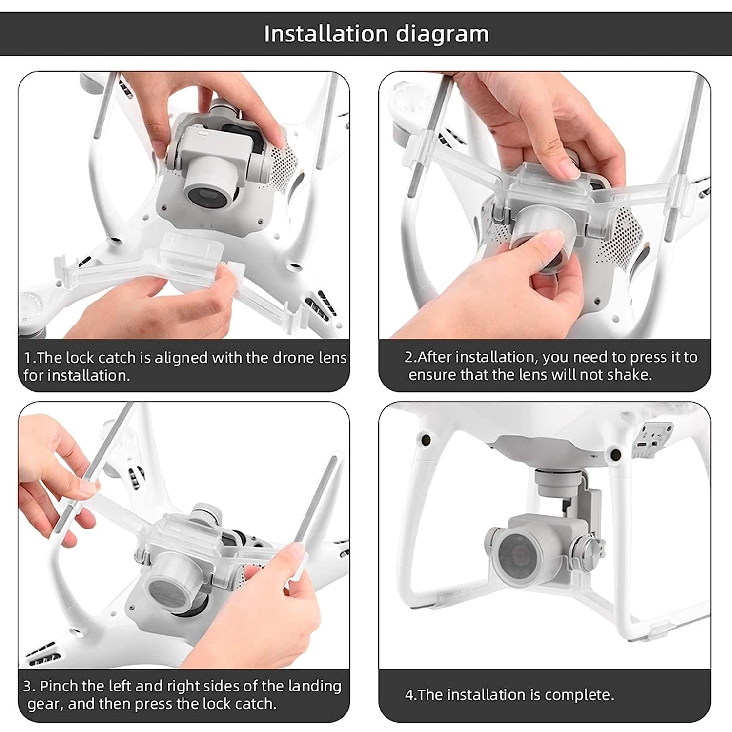 Support De Décollage/atterrissage Manuel Pour DJI Mavic 4 Pro - Gaine Portable Légère, Prises De Vue Longues Fluides