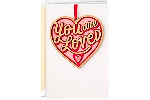 Personalized Valentine's Day Card with Keepsake Heart Ornament