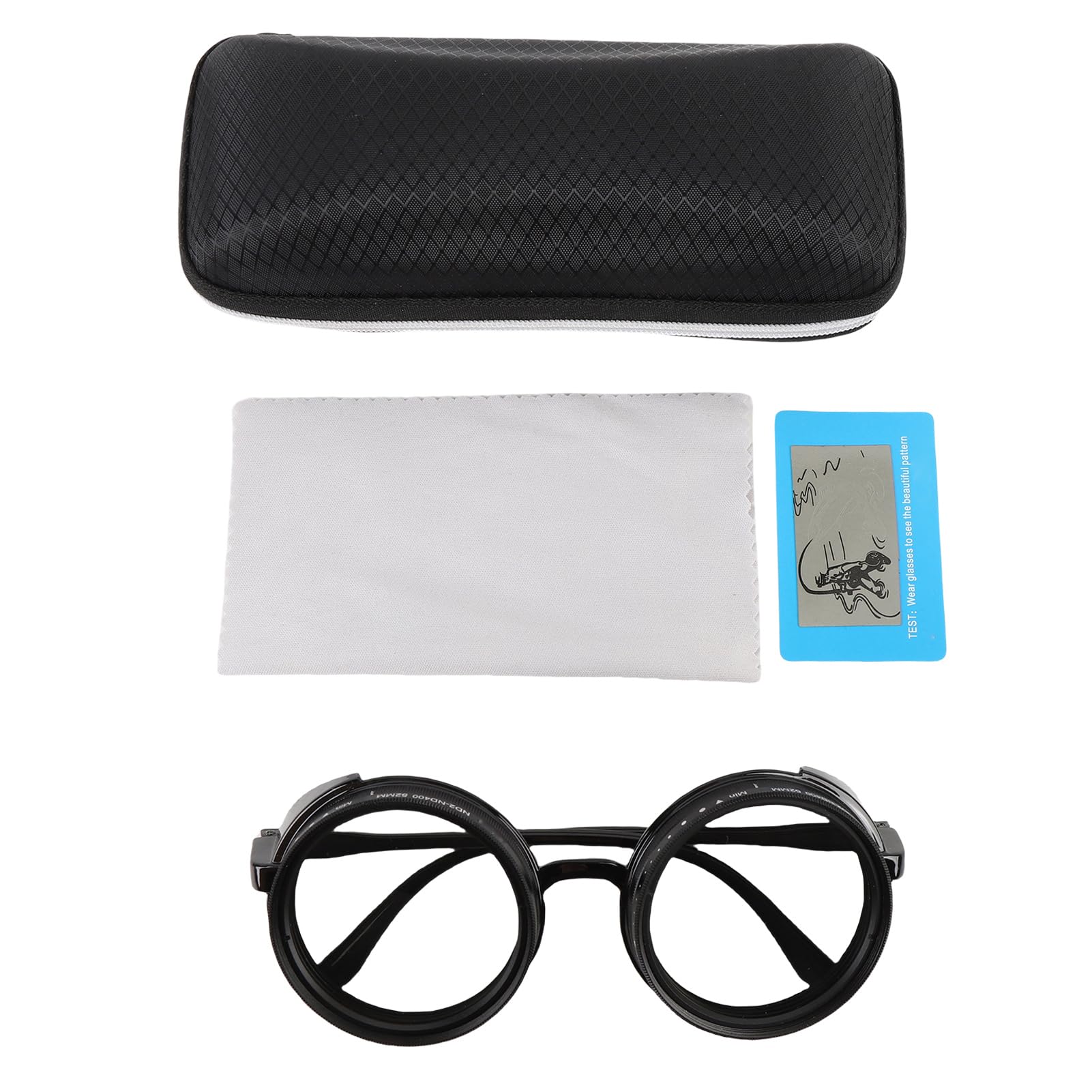 ND2-400 Filterlinse Sonnenbrille Verstellbares Licht Reduziert, Komfort und Stil für Männer und Frauen, Prämienqualität mit Ergonomischem Design, Runde Form Sonnenbrille Zum Angeln, Fahren,