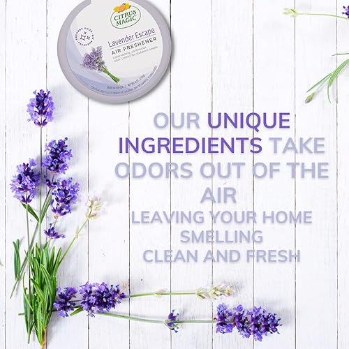 Miniatura 29 de Citrus Magic Aromatizante ambiental sólido y absorbente de olores Lino puro.