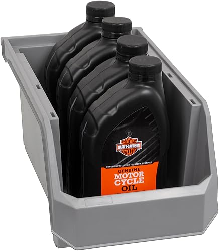 Miniatura 6 de Contenedores de plástico para organización y almacenamiento para armario, cocina, oficina, garaje u organización de despensa, contenedores