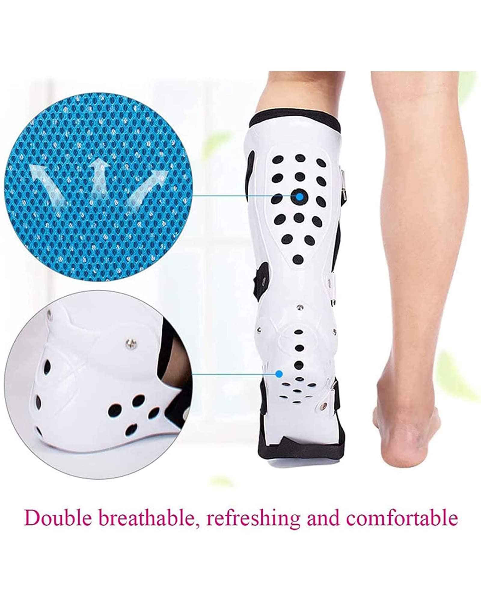 Fascitis Plantar Aquiles Férula De Descanso Tobillo Pie Ortesis Estabilizador Bota Elástica Zapatos Para Caminar Para Hemipleia Accidente Cerebrovascular, Izquierda, S (Derecha M)